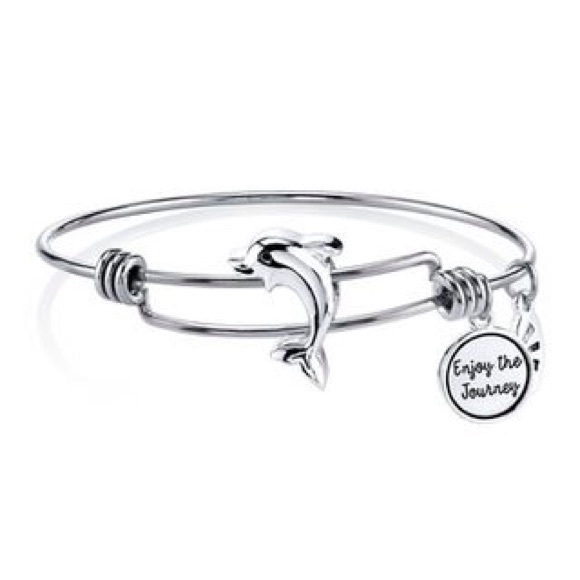 NEW Stainless Steel Enjoy the Journey Bangle - Picture 2 of 6